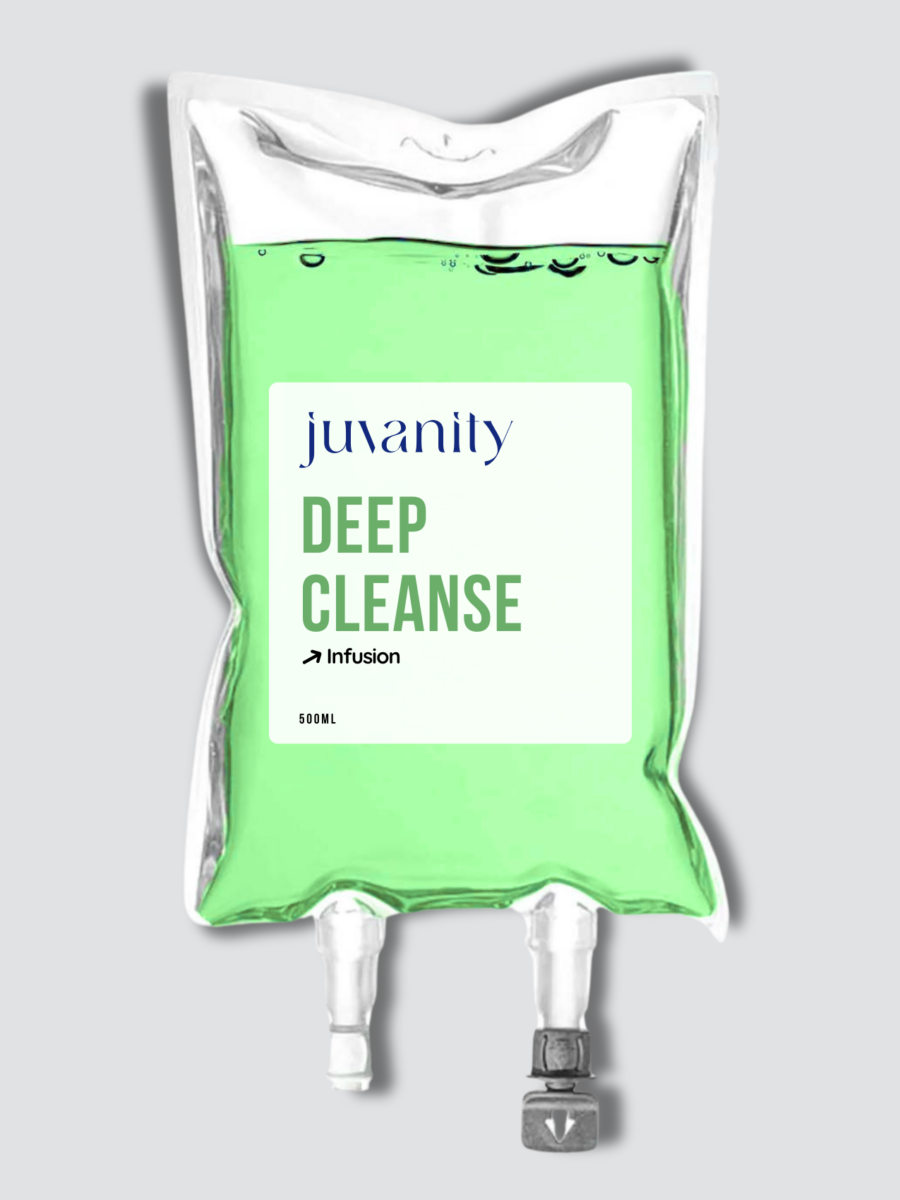 Detox Infusionsbeutel zur Entgiftung und Reinigung des Körpers in der Praxis Juvanity Lampertheim