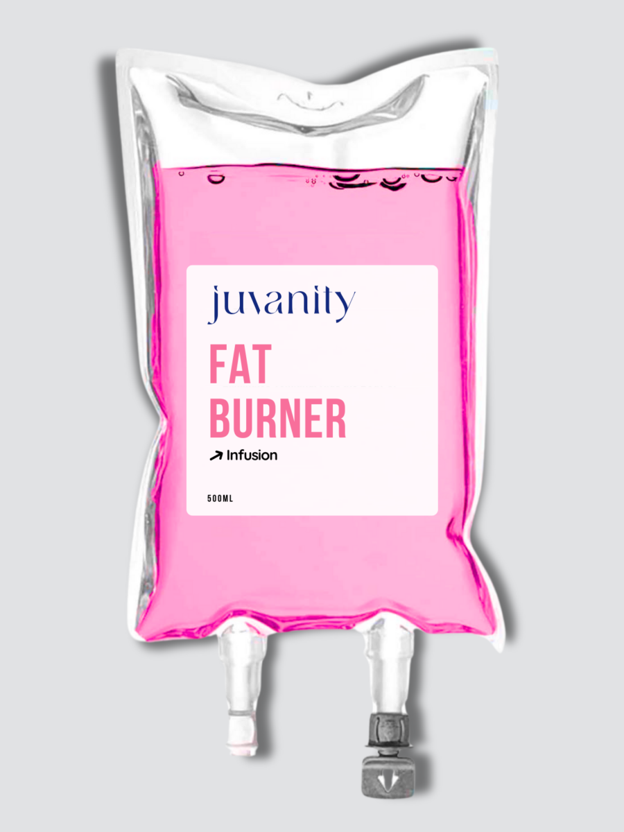 Fat Burner Infusionsbeutel zur Unterstützung des Stoffwechsels bei der Infusionstherapie in der Praxis Juvanity Lampertheim