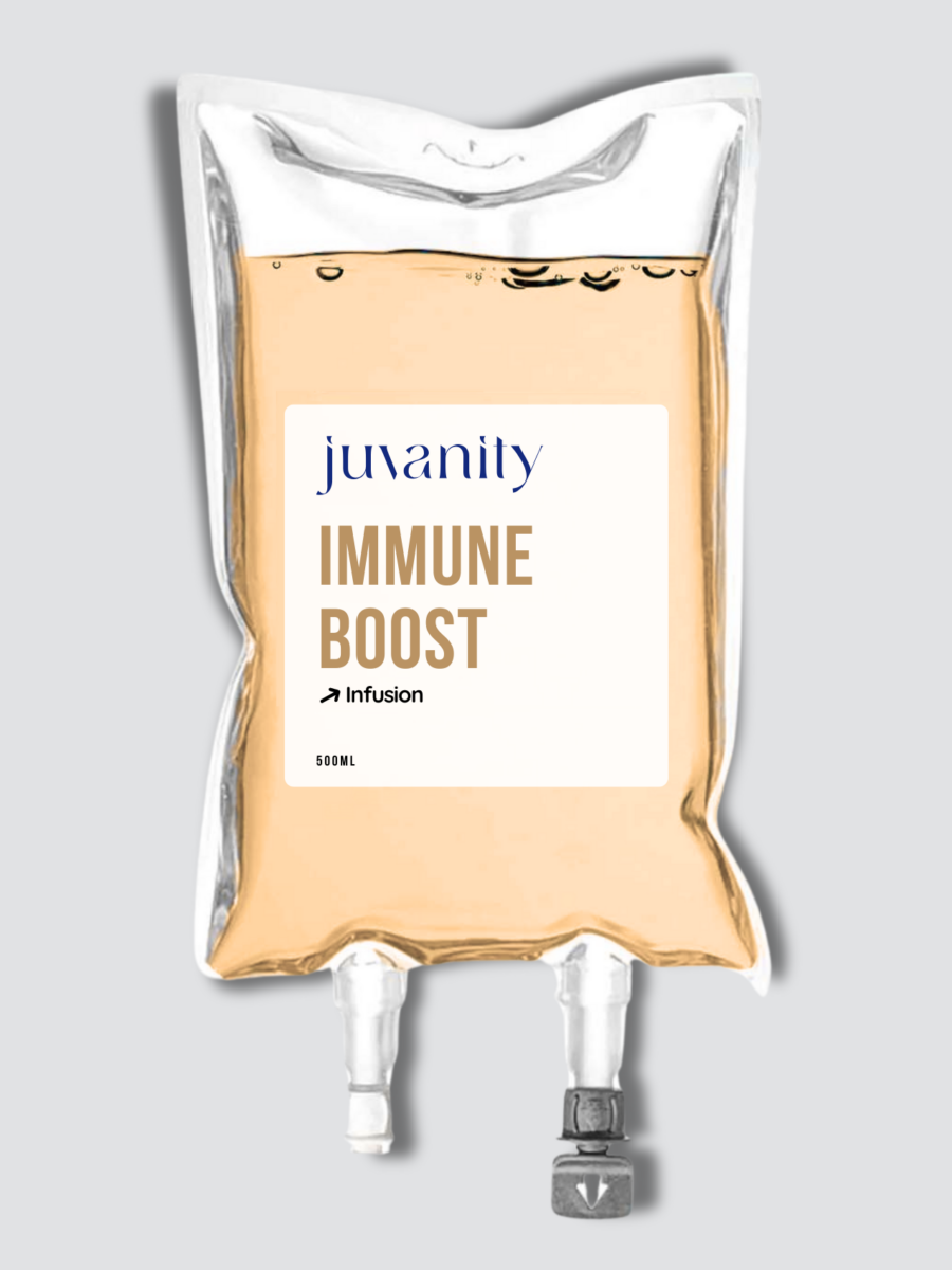 Immune Boost Vitamin C Infusionsbeutel zur Stärkung des Immunsystems und der Abwehrkräfte in der Praxis Juvanity Lampertheim