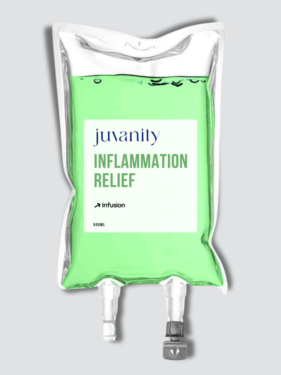 Inflammation Relief Infusionsbeutel zur Linderung von Entzündungen bei der Infusionstherapie in der Praxis Juvanity Lampertheim