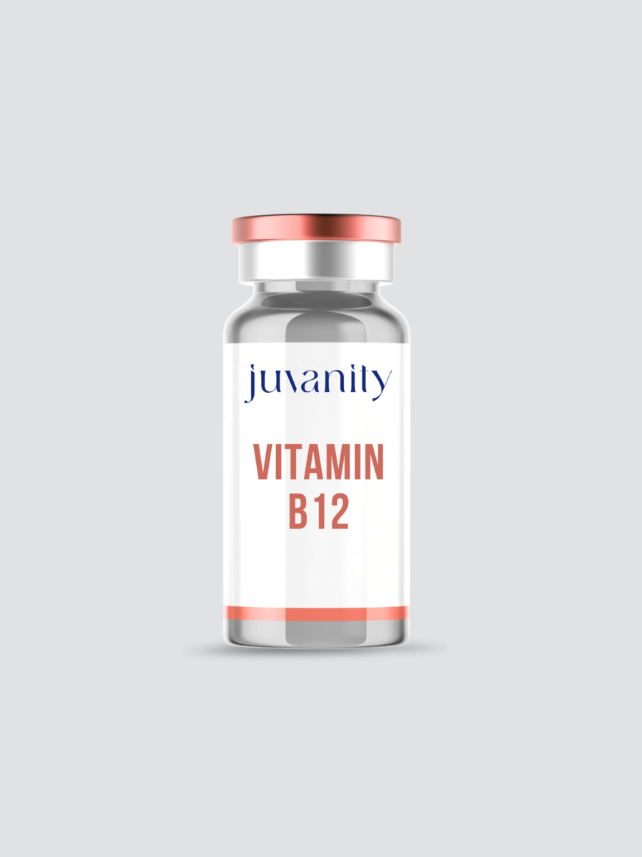Vitamin B12 Injektionsampulle zur Unterstützung des Energiestoffwechsels in der Praxis Juvanity Lampertheim