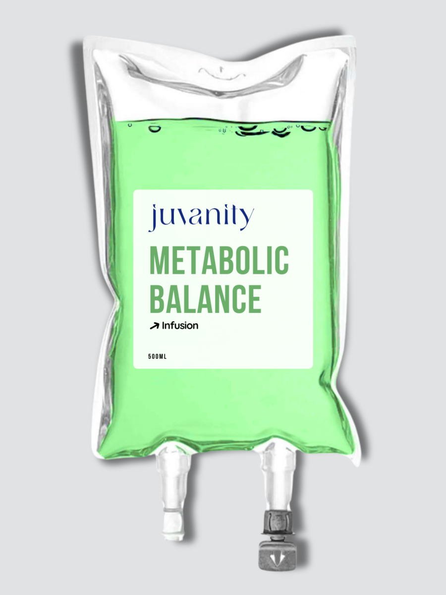 Metabolic Balance Infusionsbeutel zur Unterstützung des Stoffwechsels bei der Infusionstherapie in der Praxis Juvanity Lampertheim
