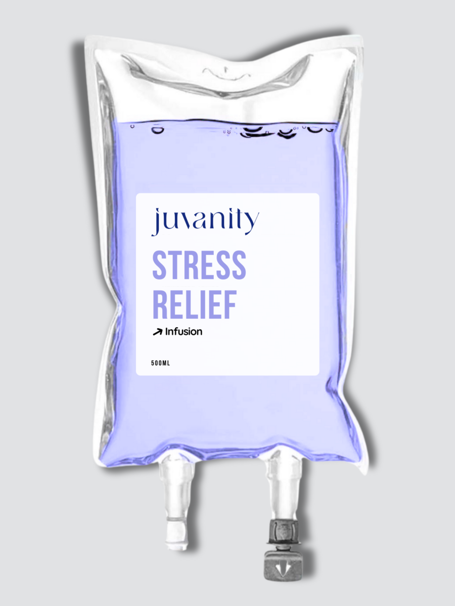 Stress Relief Infusionsbeutel zur Förderung der Entspannung und Stressbewältigung in der Praxis Juvanity Lampertheim