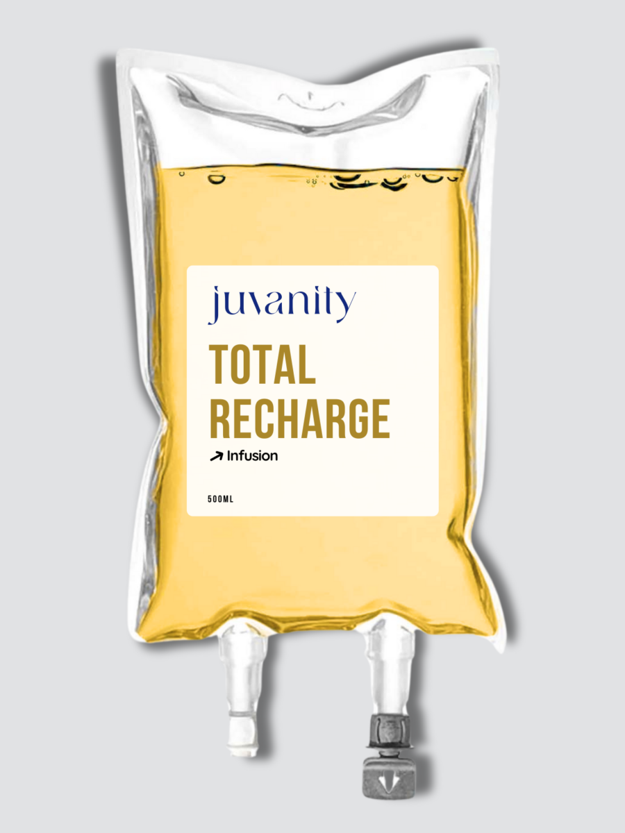 Total Recharge Infusionsbeutel zur schnellen Regeneration und Vitalisierung in der Praxis Juvanity Lampertheim