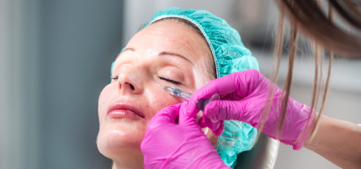 Anti-Aging Treatment. Hyaluronic injection