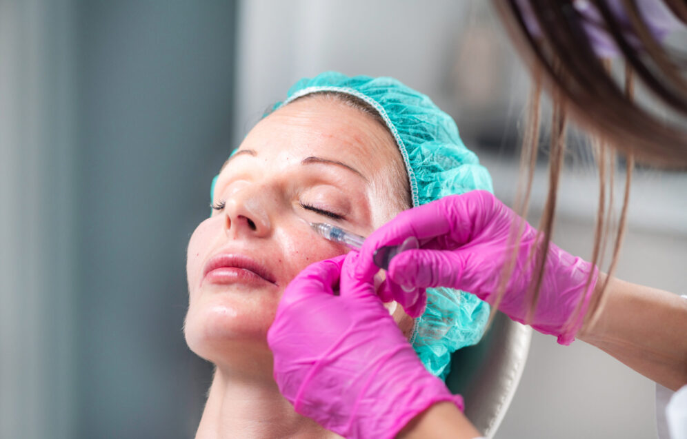 Anti-Aging Treatment. Hyaluronic injection